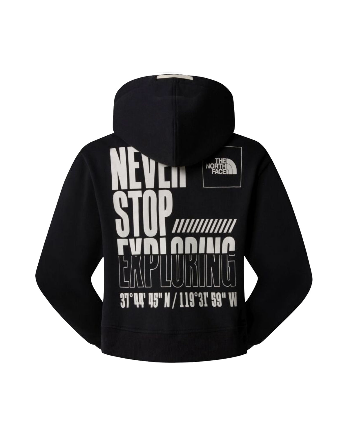 Felpa Donna The North Face Coordinates Crop Hoodie Nero