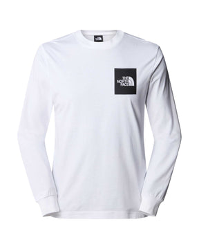 The North Face L-S Fine Tee Bianco