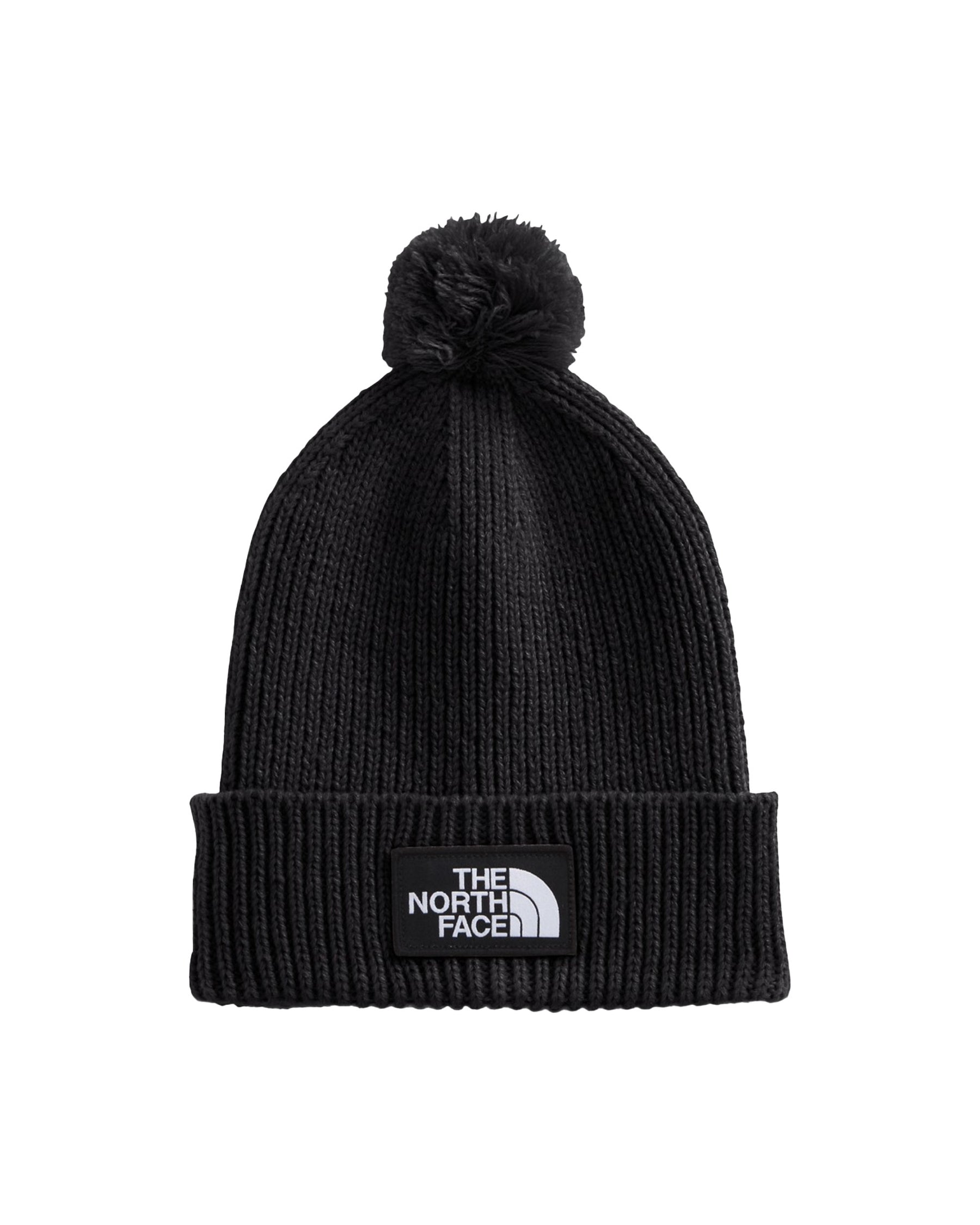 The North Face TNF Logo Box Pom Beanie Black