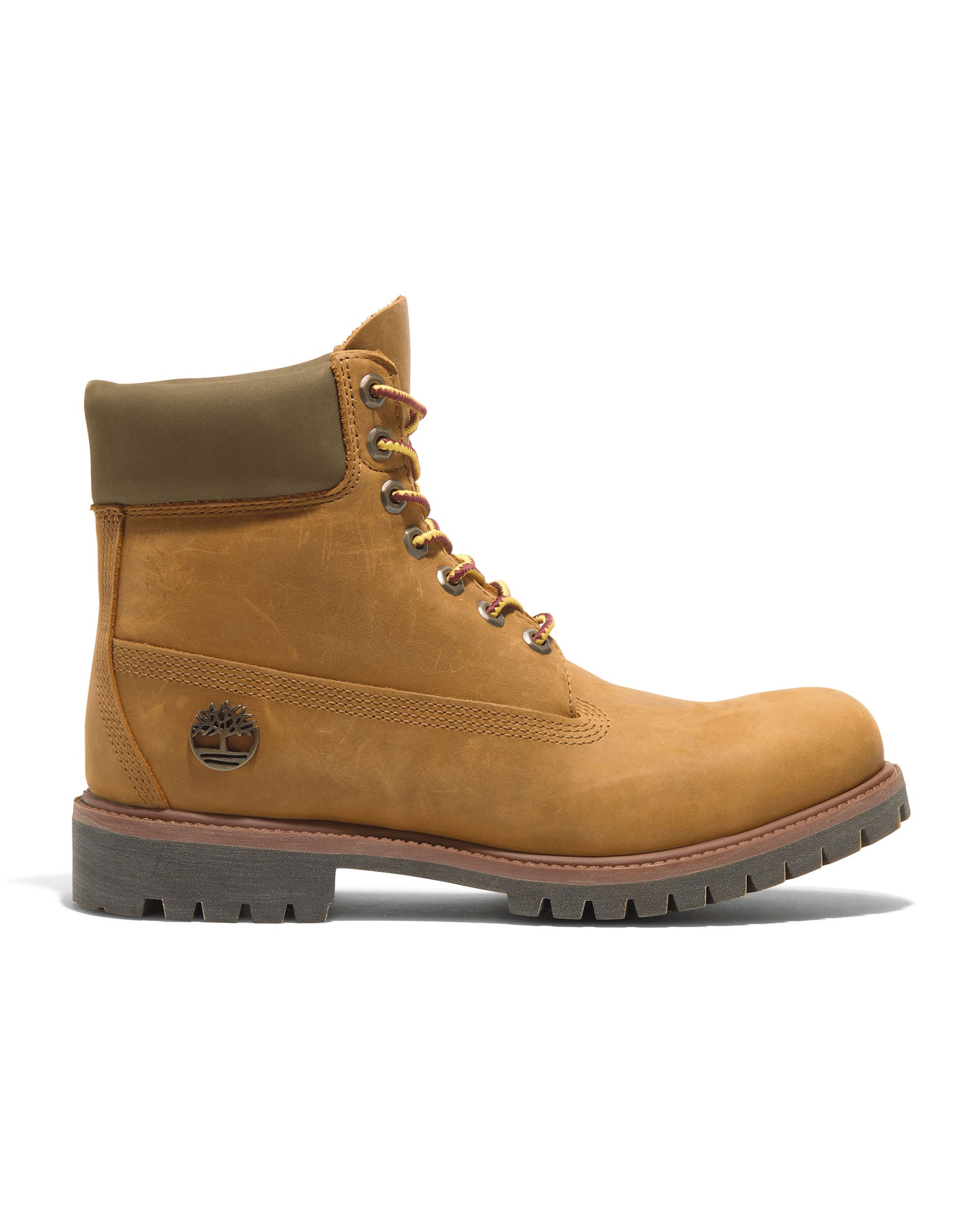 Timberland Premium 6 Inch Lace Up Waterproof Boot Wheat Full Grain