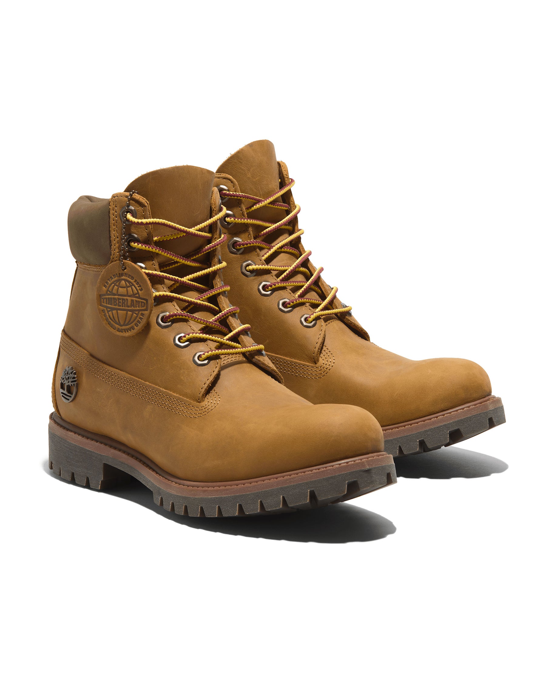 Timberland Premium 6 Inch Lace Up Waterproof Boot Wheat Full Grain