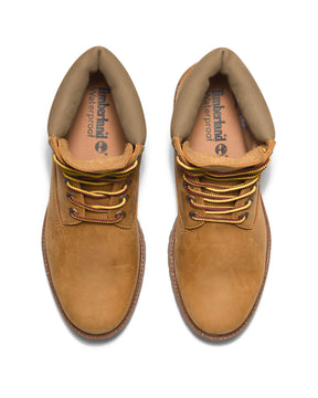 Timberland Premium 6 Inch Lace Up Waterproof Boot Wheat Full Grain