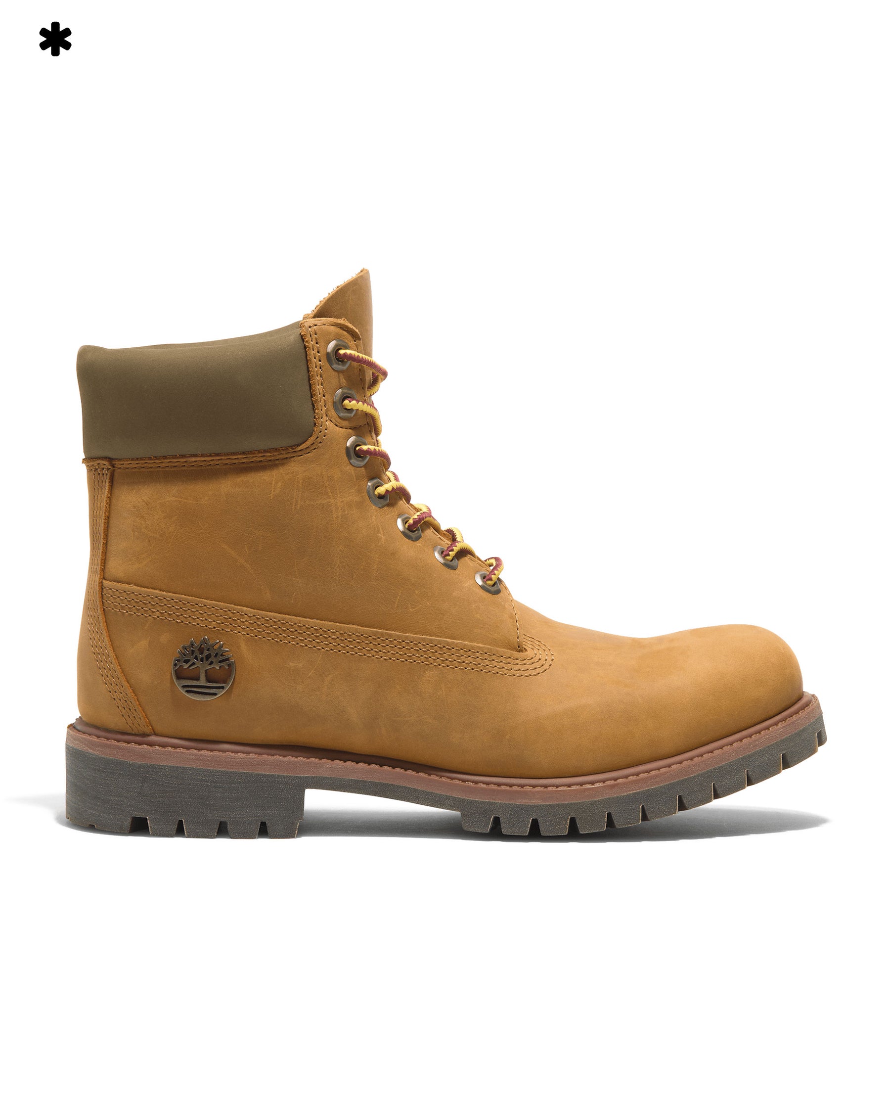 Timberland Premium 6 Inch Lace Up Waterproof Boot Wheat Full Grain