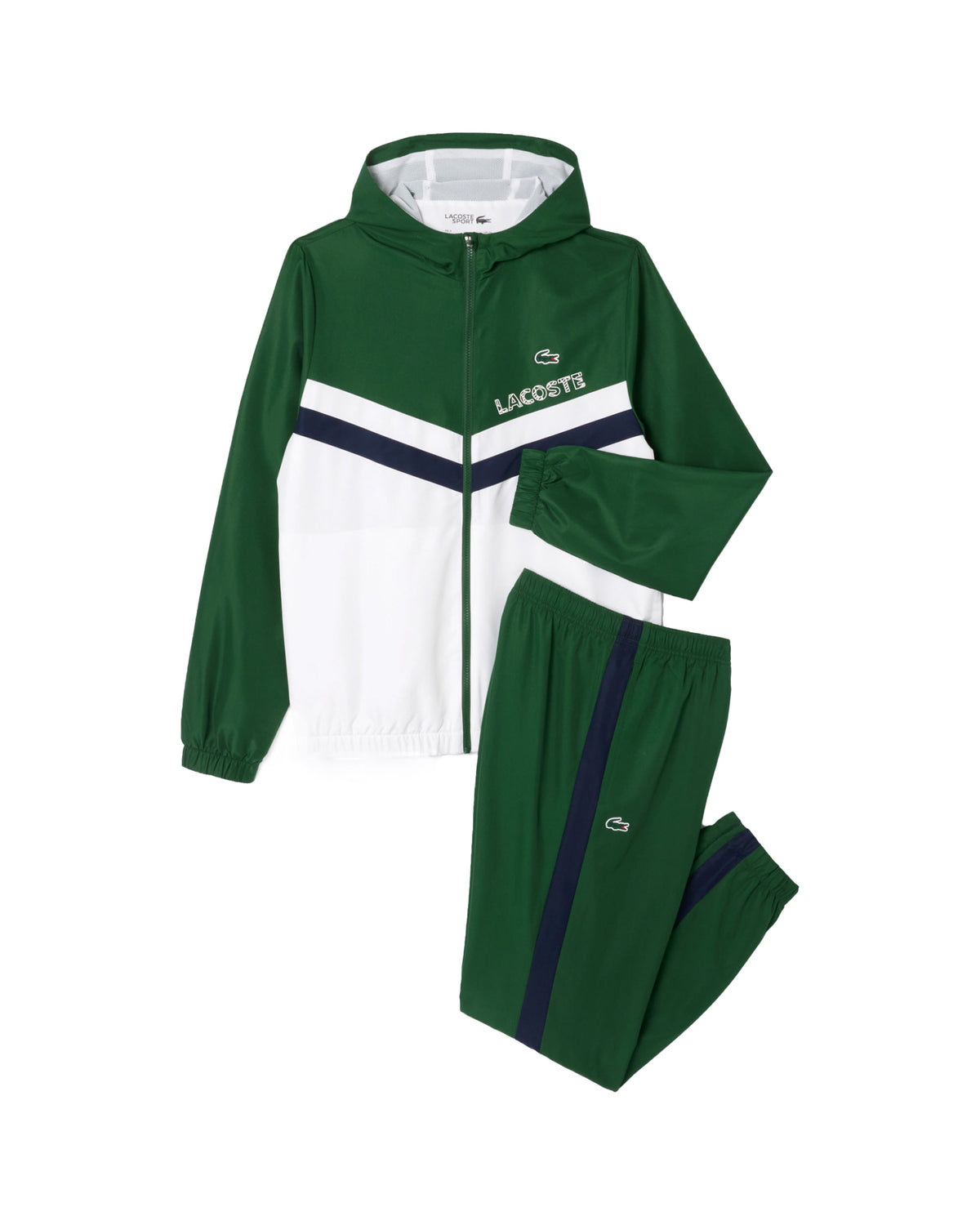 Men's Tracksuit Lacoste Green White