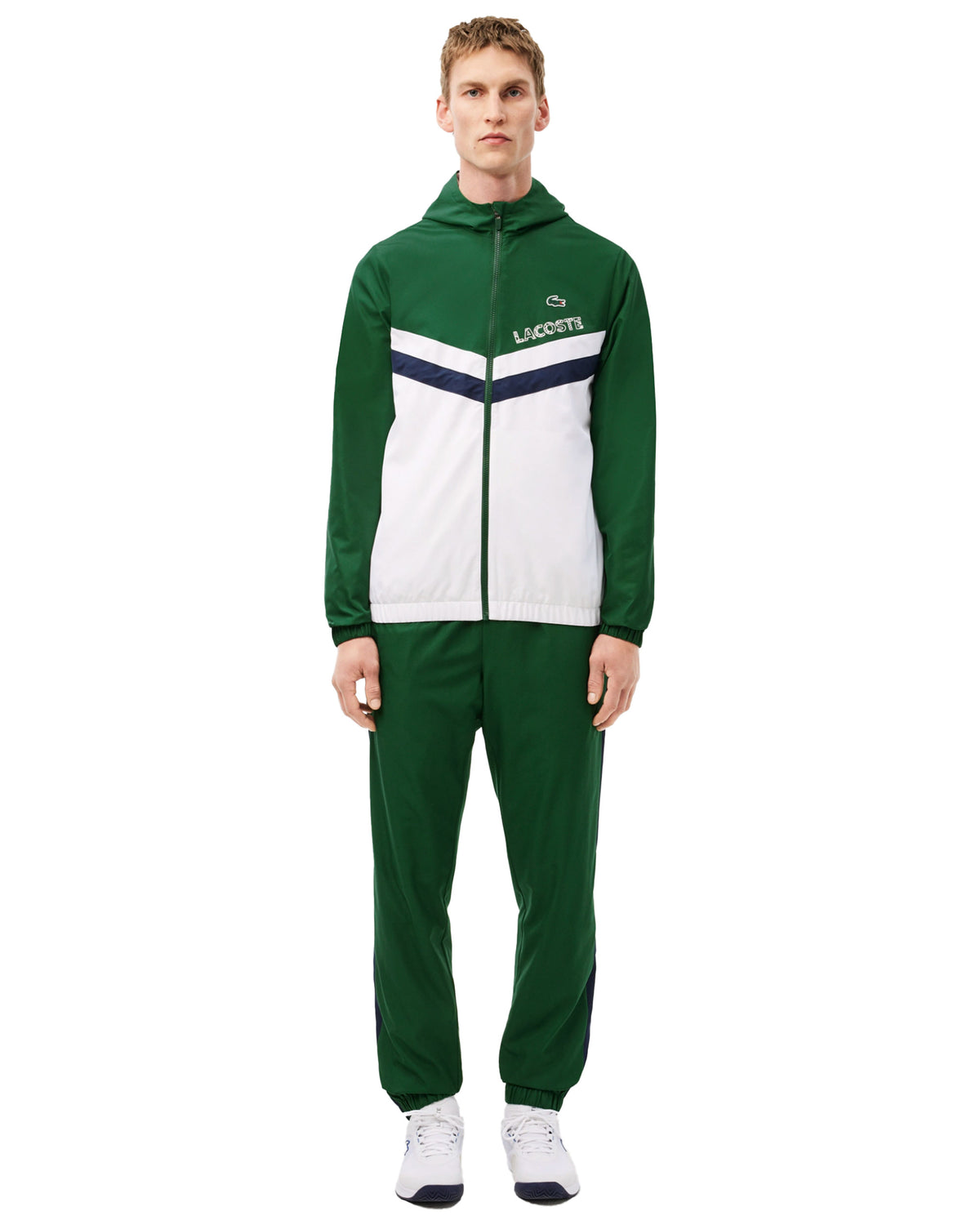 Men's Tracksuit Lacoste Green White