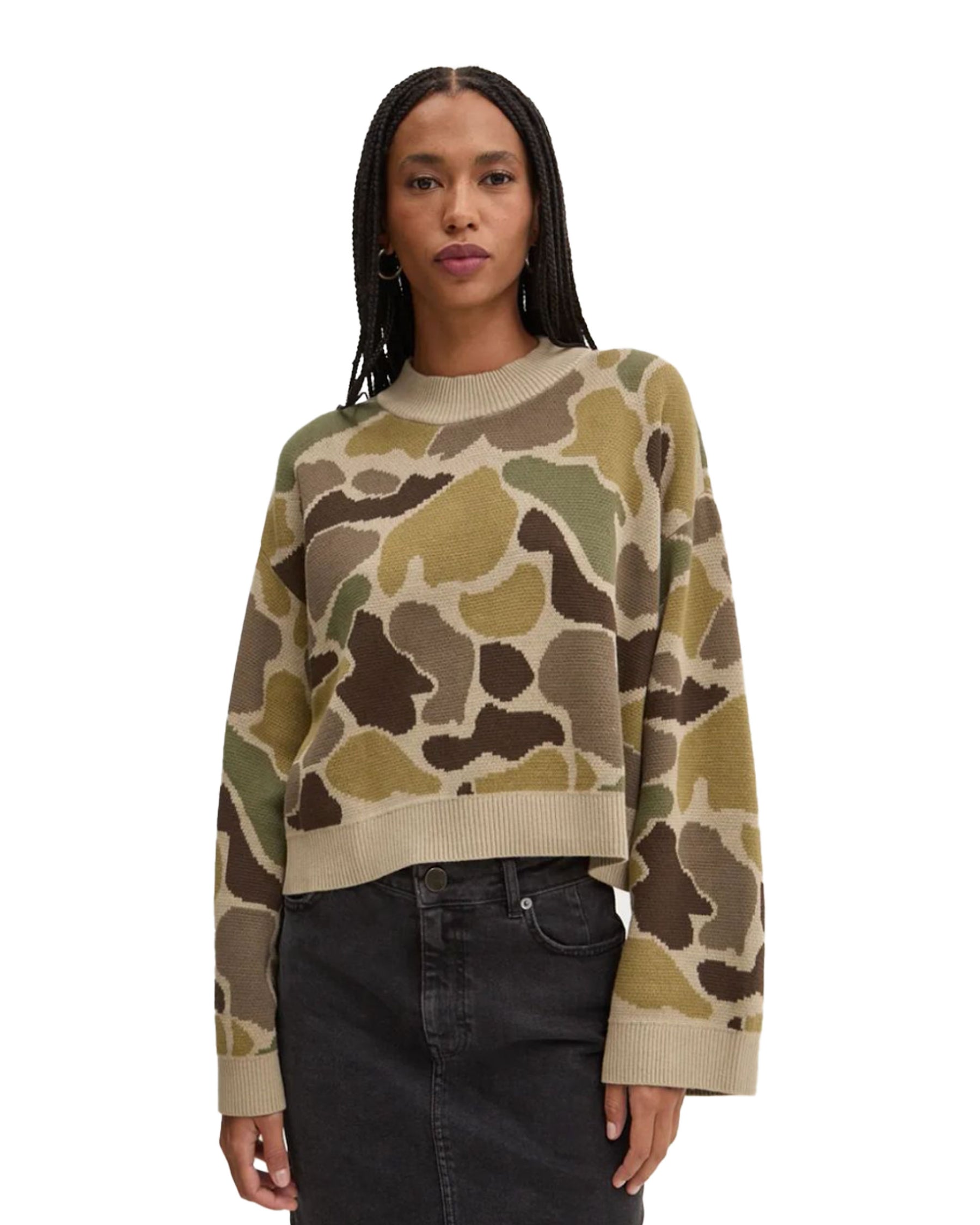 Vans Cammile Camo Pullover Bungee Cord-Turkishcfee