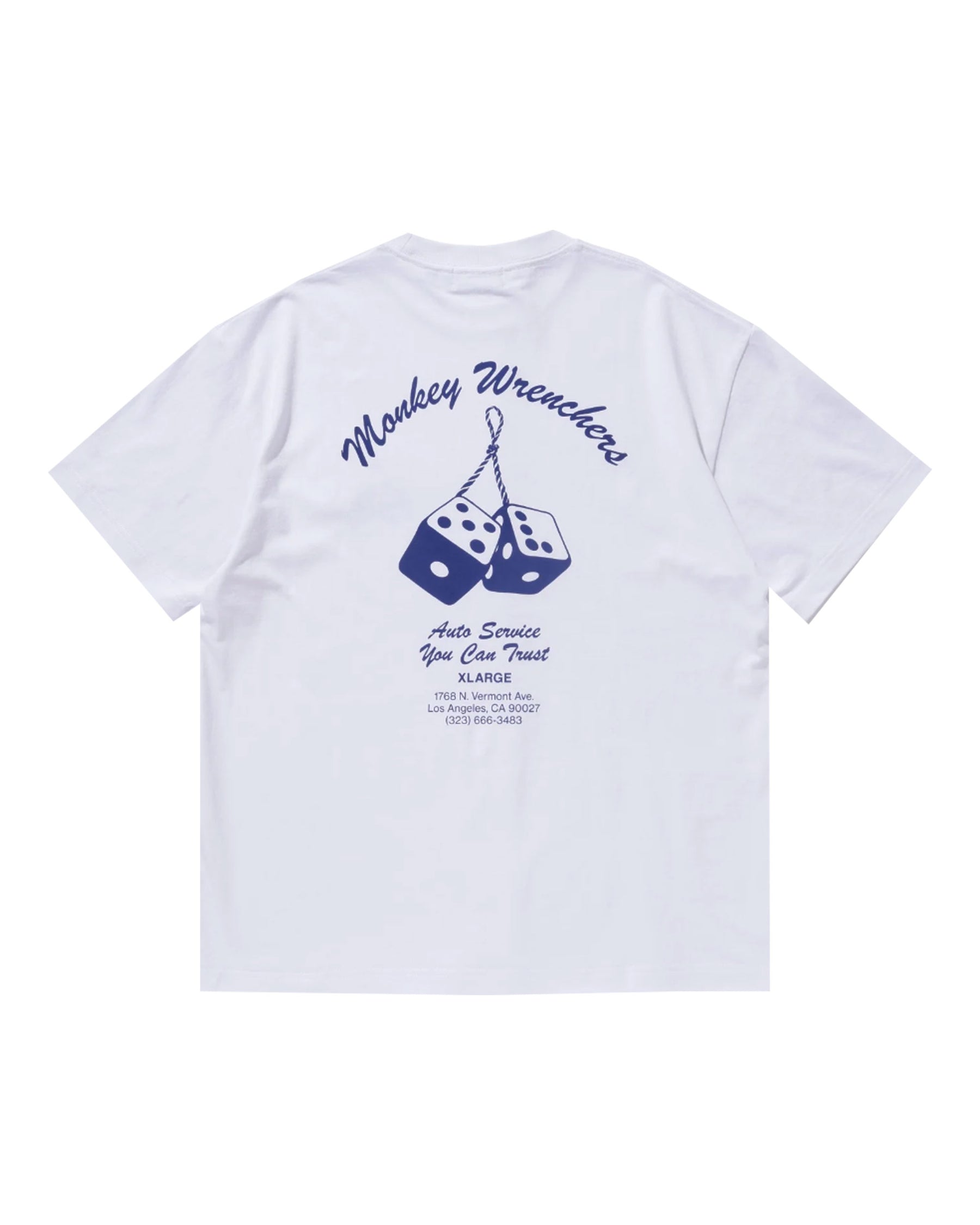 Xlarge Monkey Wrenchers Tee White