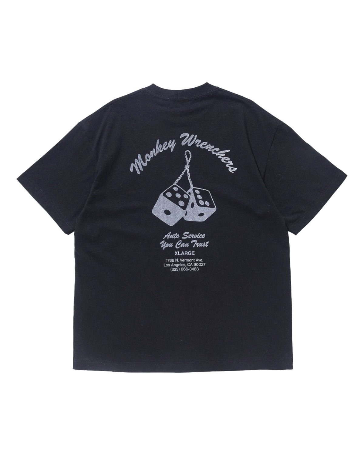 Xlarge Monkey Wrenchers Tee Black