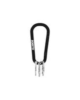 XLARGE Slanted Lg Keyring Carabiner Black