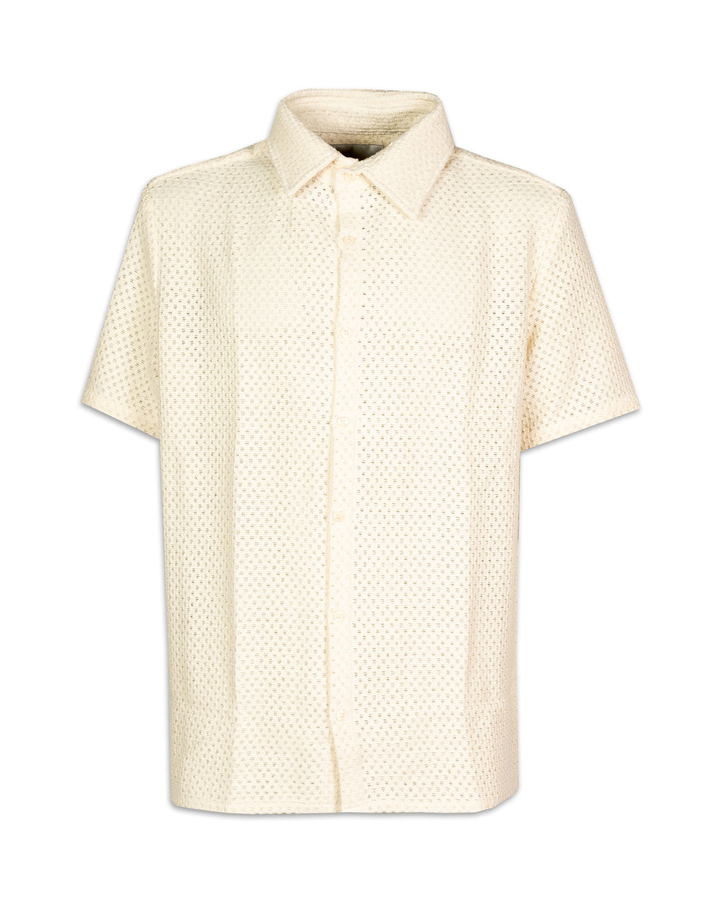 Short Sleeve Shirt Arte Antwerp Seth Croche Cream