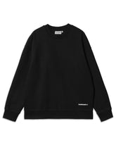 Felpa Uomo Carhartt Wip Link Script Sweat Black