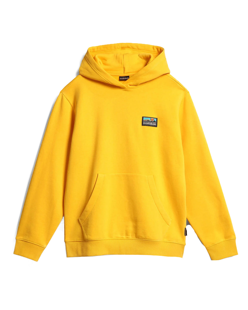 Napapijri yellow shop teddy hoodie