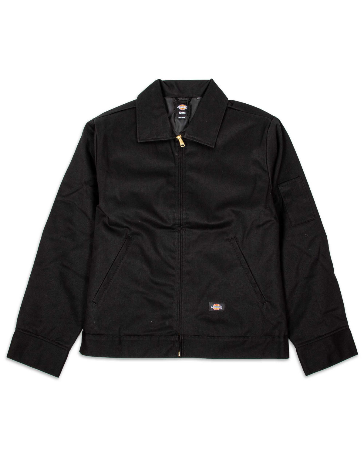 Man Jacket Dickies Lined Eisenhower Black