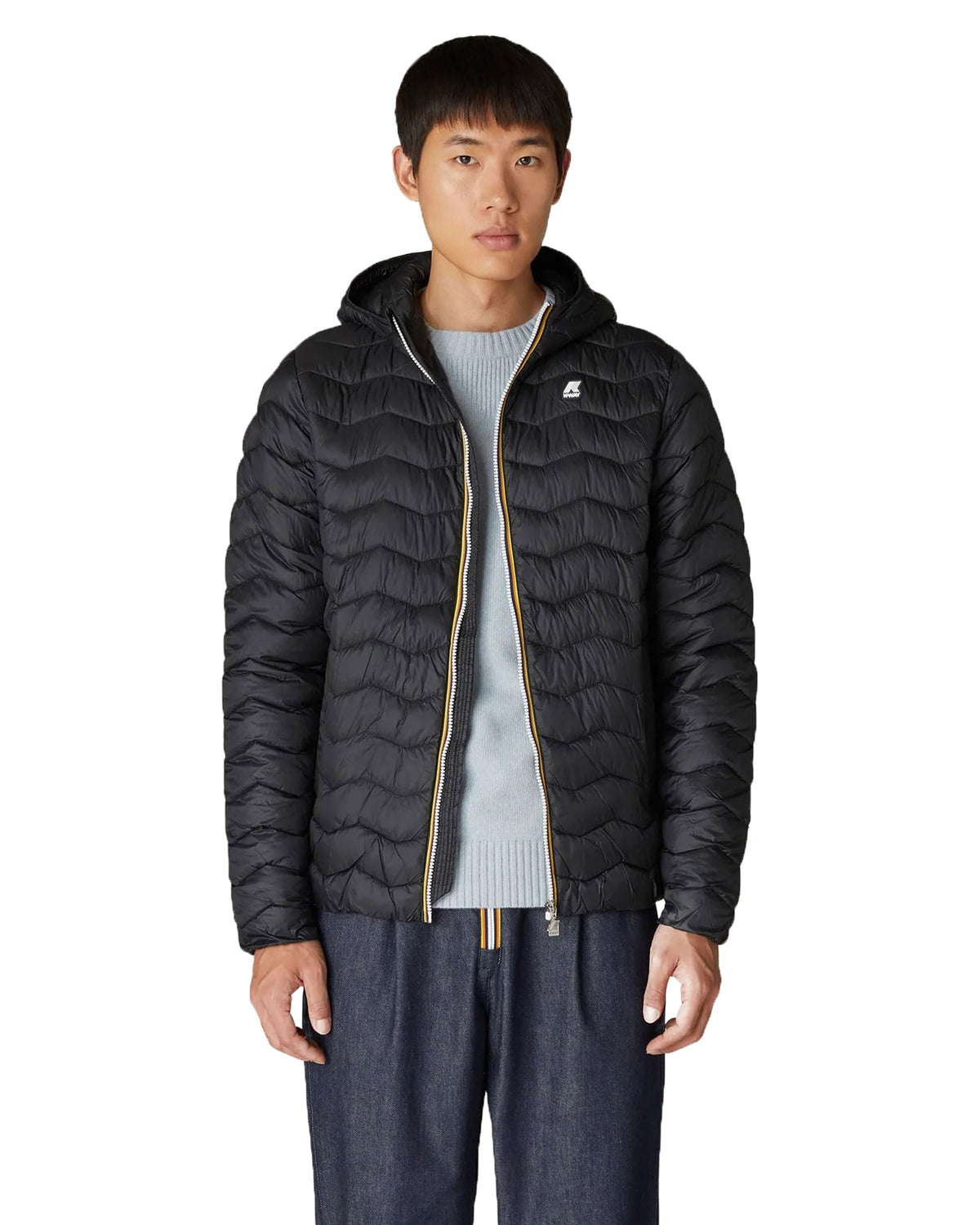 Man Jackets K-Way Jack Eco Warm Black